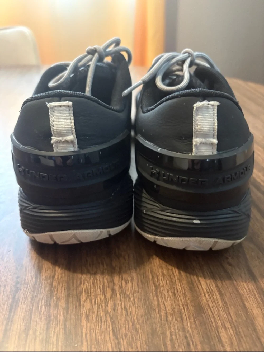 Under Armour Size 13 Charged Commit TR 3 Black Gray Athletic Training Shoes
